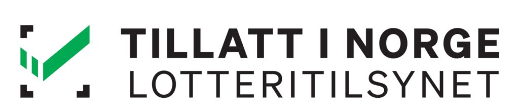 Bilde av Lotteritilsynets merke: Tillat i Norge. Alle spillselskap som har tillatelse til å tilby pengespill på nett i Norge, skal ha merket på sine nettsider eller spill-apper. Spill lovlig, se etter merket.